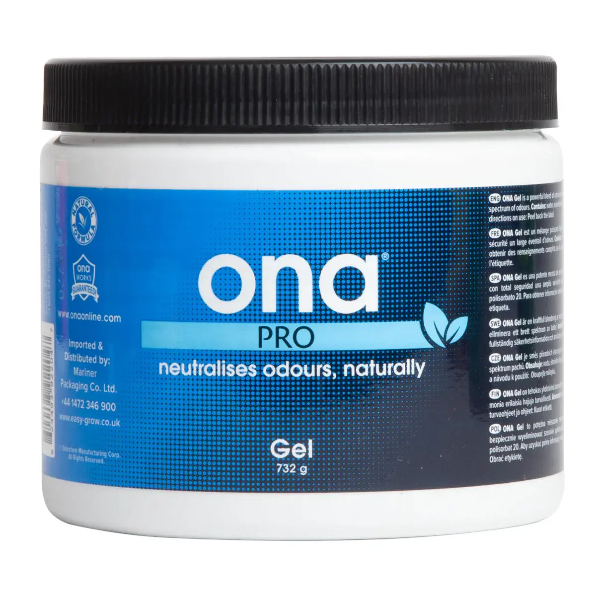 Pro Block / Gel 170g | ONA - Discreet, powerful and long-lasting odor control. 