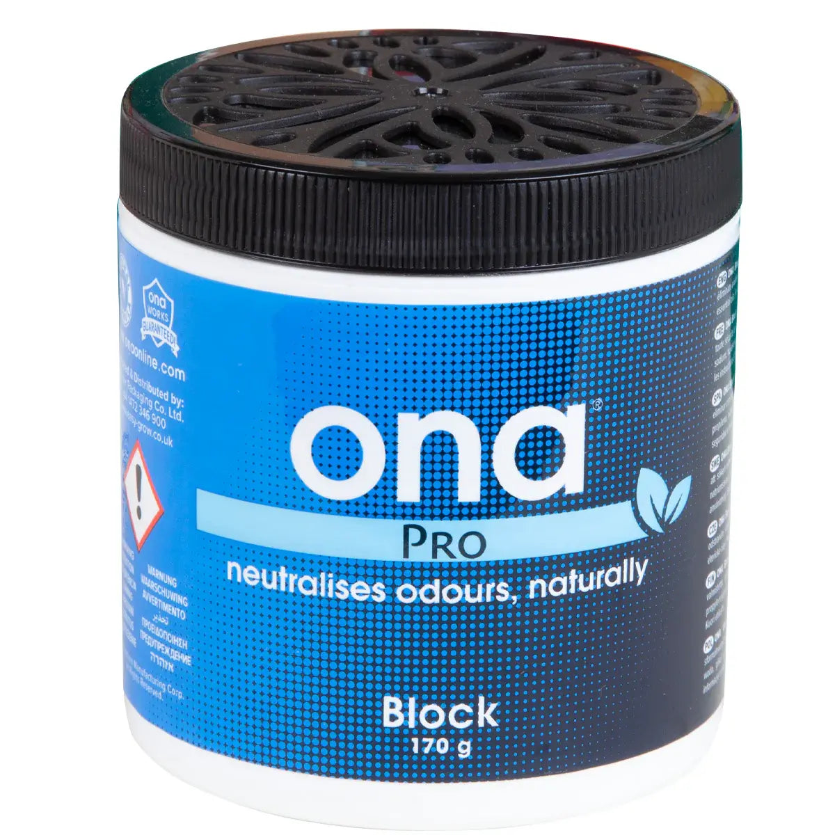 Pro Block / Gel 170g | ONA - Discreet, powerful and long-lasting odor control. 
