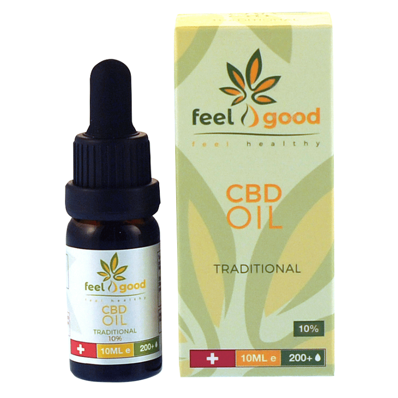 CBD Oil 10% Feel Good | 10 ml - For those seeking balance without excess.