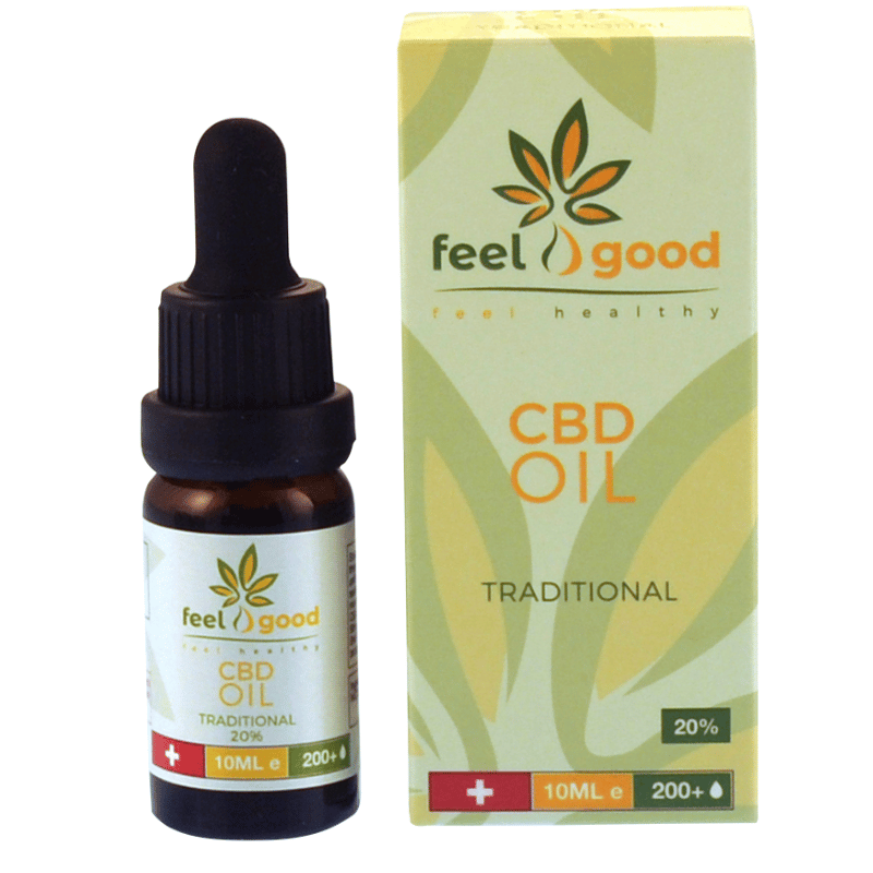 CBD Oil 20% Feel Good | 10 ml - For those looking for strength and refinement in their routine. 