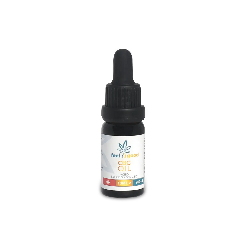 CBD 5% + CBG 5% Feel Good | 10 ml - For those looking for balance with an extra sharp edge.
