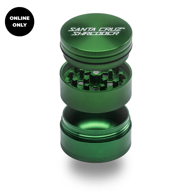 Shredder 3-delige Grinder | Santa Cruz - consistente maling zonder zeef