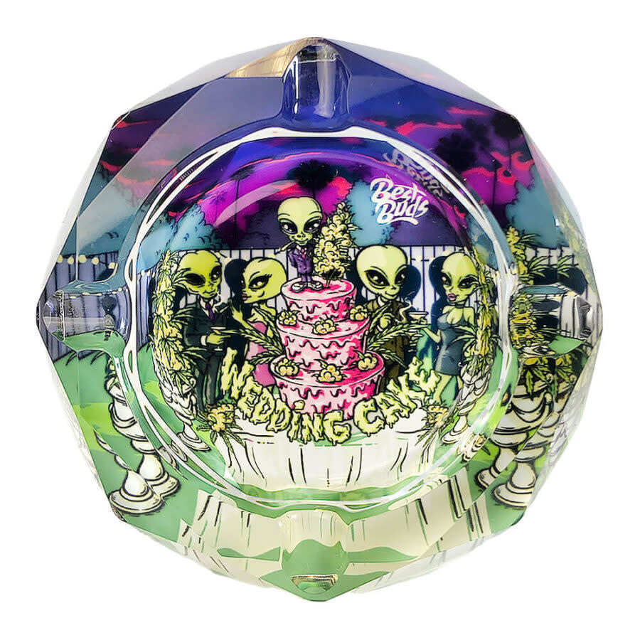 Crystal Ashtray Wedding Cake | Best Buds - Large, sturdy, and made to stand out. 