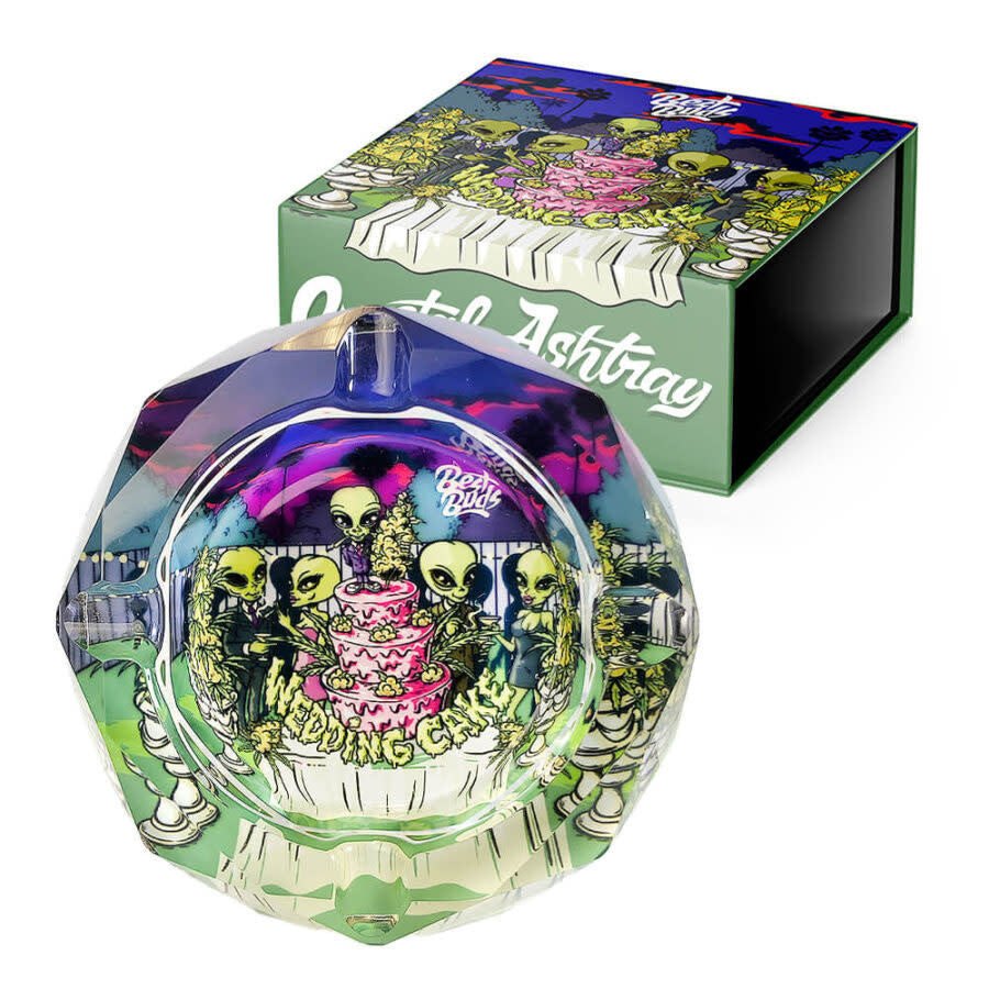 Crystal Ashtray Wedding Cake | Best Buds - Large, sturdy, and made to stand out. 